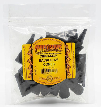 Wildberry Cinnamon Back Flow Incense Cones